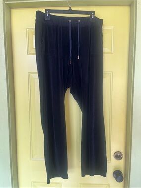Juicy Couture velour track pants
